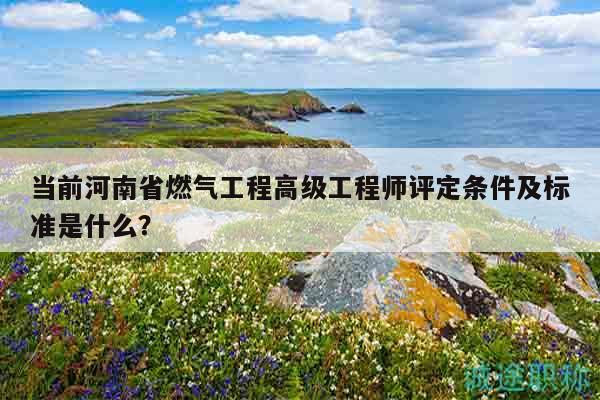 当前河南省燃气工程高级工程师评定条件及标准是什么？