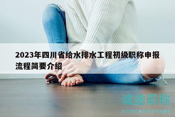 2023年四川省给水排水工程初级职称申报流程简要介绍