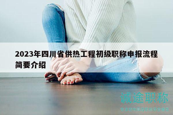 2023年四川省供热工程初级职称申报流程简要介绍