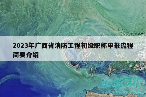 2023年广西省消防工程初级职称申报流程简要介绍