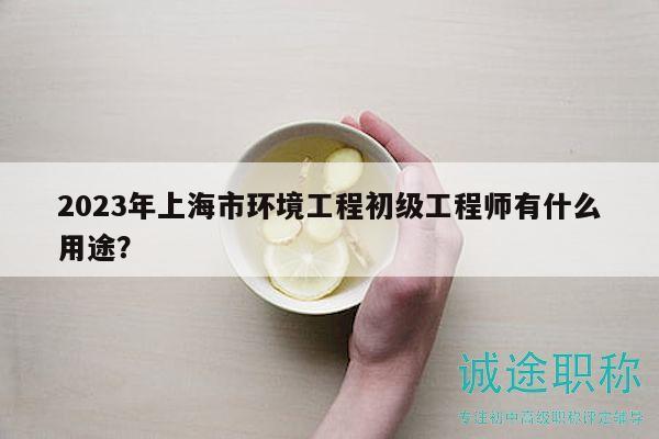 2023年上海市环境工程初级工程师有什么用途？