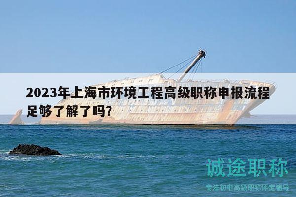 2023年上海市环境工程高级职称申报流程足够了解了吗？
