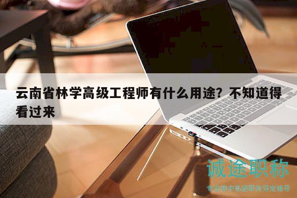 云南省林学高级工程师有什么用途？不知道得看过来