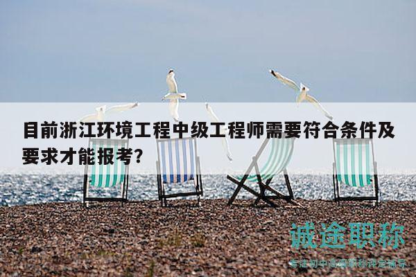 目前浙江环境工程中级工程师需要符合条件及要求才能报考？