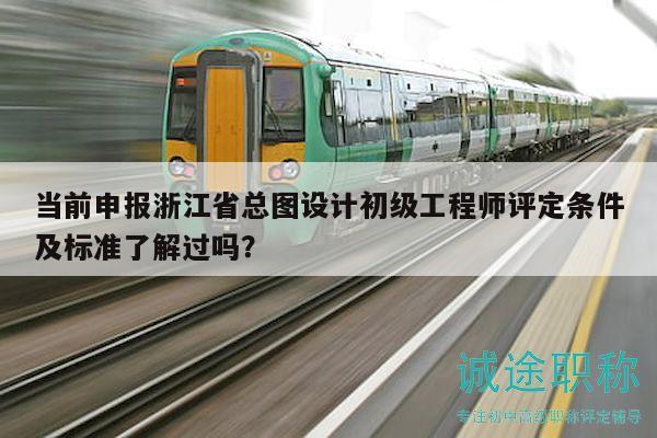 当前申报浙江省总图设计初级工程师评定条件及标准了解过吗？