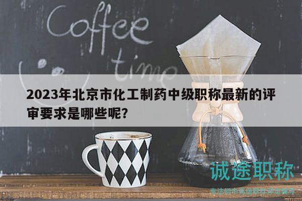 2023年北京市化工制药中级职称最新的评审要求是哪些呢？