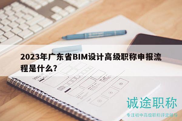 2023年广东省BIM设计高级职称申报流程是什么？