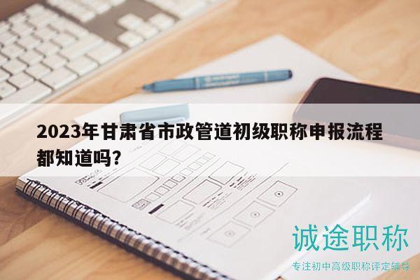 2023年甘肃省市政管道初级职称申报流程都知道吗？