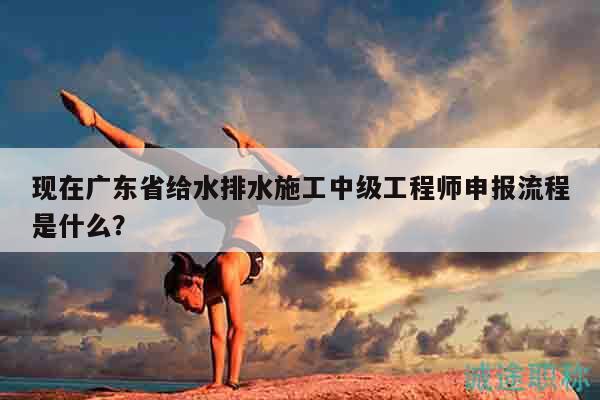 现在广东省给水排水施工中级工程师申报流程是什么？