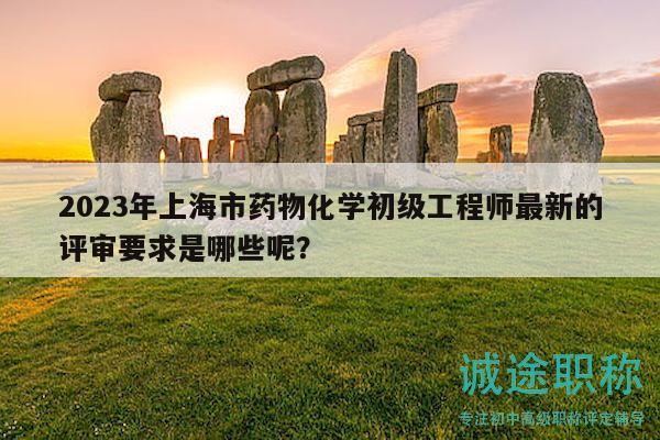 2023年上海市药物化学初级工程师最新的评审要求是哪些呢？