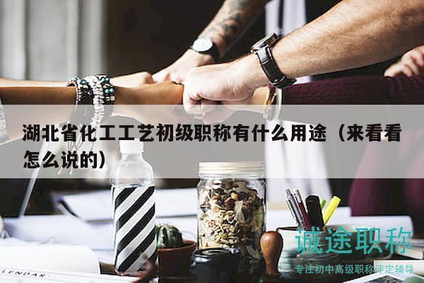 湖北省化工工艺初级职称有什么用途（来看看怎么说的）