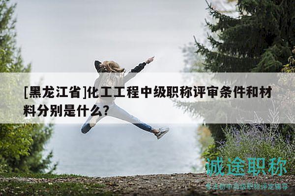 [黑龙江省]化工工程中级职称评审条件和材料分别是什么？