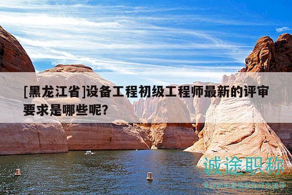 [黑龙江省]设备工程初级工程师最新的评审要求是哪些呢？