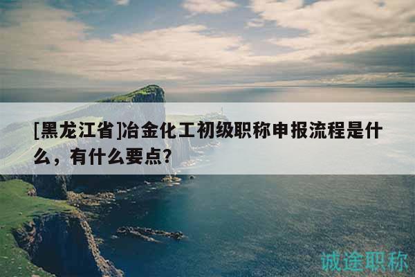 [黑龙江省]冶金化工初级职称申报流程是什么，有什么要点？