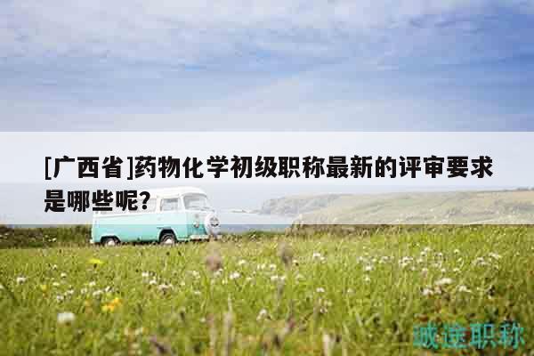 [广西省]药物化学初级职称最新的评审要求是哪些呢？