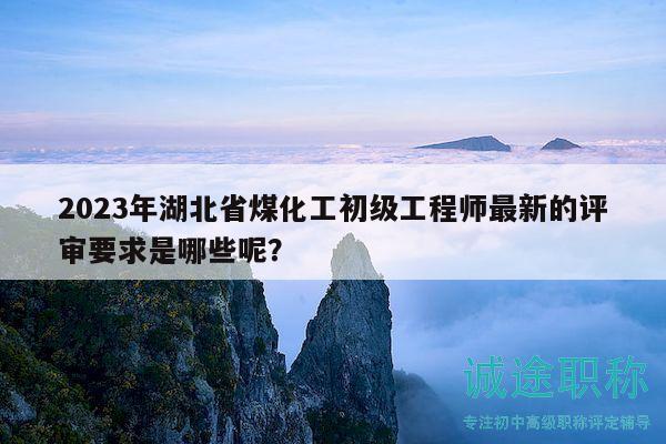 2023年湖北省煤化工初级工程师最新的评审要求是哪些呢？