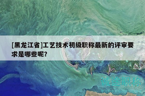 [黑龙江省]工艺技术初级职称最新的评审要求是哪些呢？