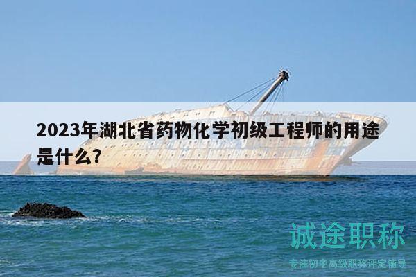 2023年湖北省药物化学初级工程师的用途是什么？