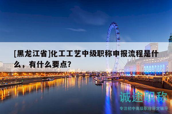 [黑龙江省]化工工艺中级职称申报流程是什么，有什么要点？