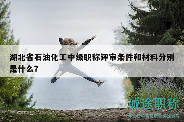 湖北省石油化工中级职称评审条件和材料分别是什么？
