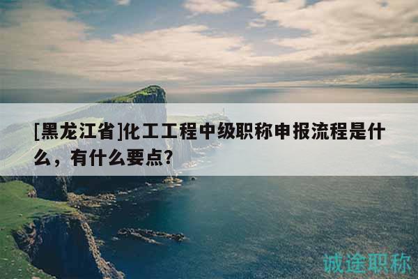[黑龙江省]化工工程中级职称申报流程是什么，有什么要点？
