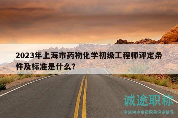 2023年上海市药物化学初级工程师评定条件及标准是什么？