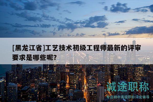 [黑龙江省]工艺技术初级工程师最新的评审要求是哪些呢？