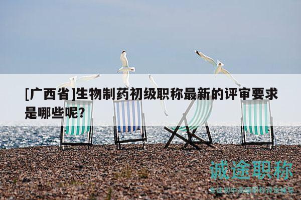 [广西省]生物制药初级职称最新的评审要求是哪些呢？