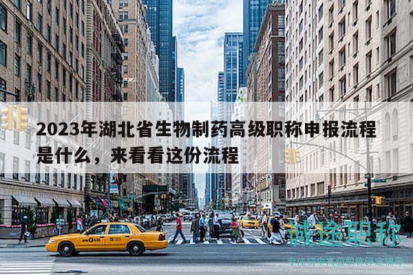 2023年湖北省生物制药高级职称申报流程是什么，来看看这份流程
