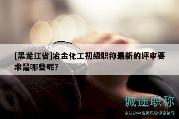 [黑龙江省]冶金化工初级职称最新的评审要求是哪些呢？