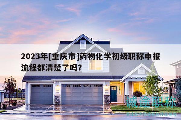 2023年[重庆市]药物化学初级职称申报流程都清楚了吗？