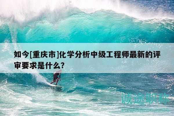 如今[重庆市]化学分析中级工程师最新的评审要求是什么？